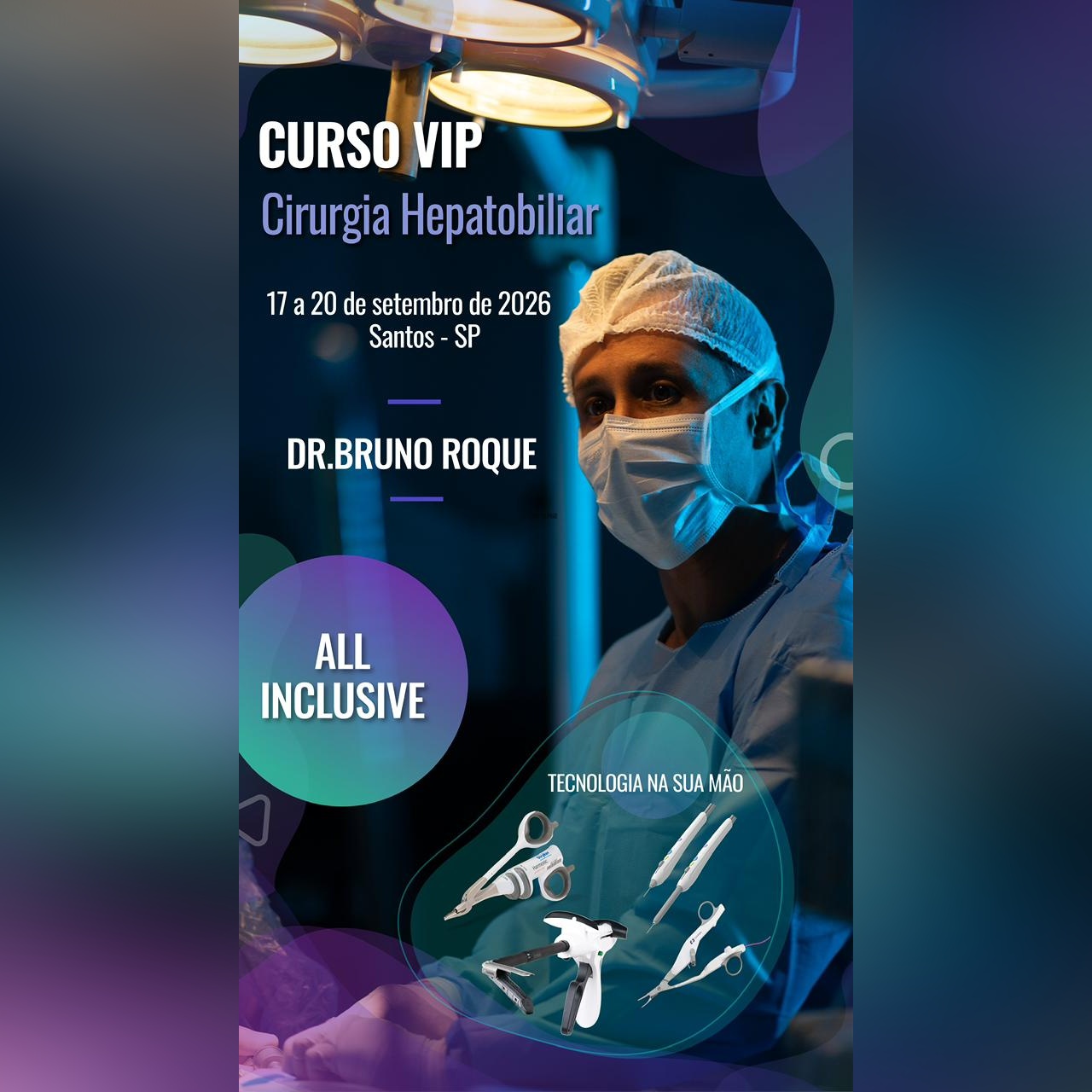 Associado ao CBCV tem desconto no curso de cirurgia hepatobiliar