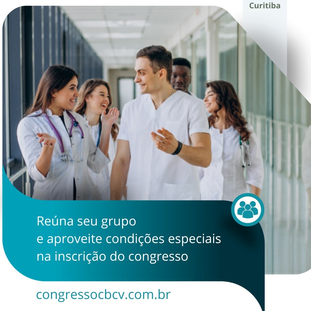 Reúna seu grupo e aproveite condições especiais para inscrição no CBCV 2026