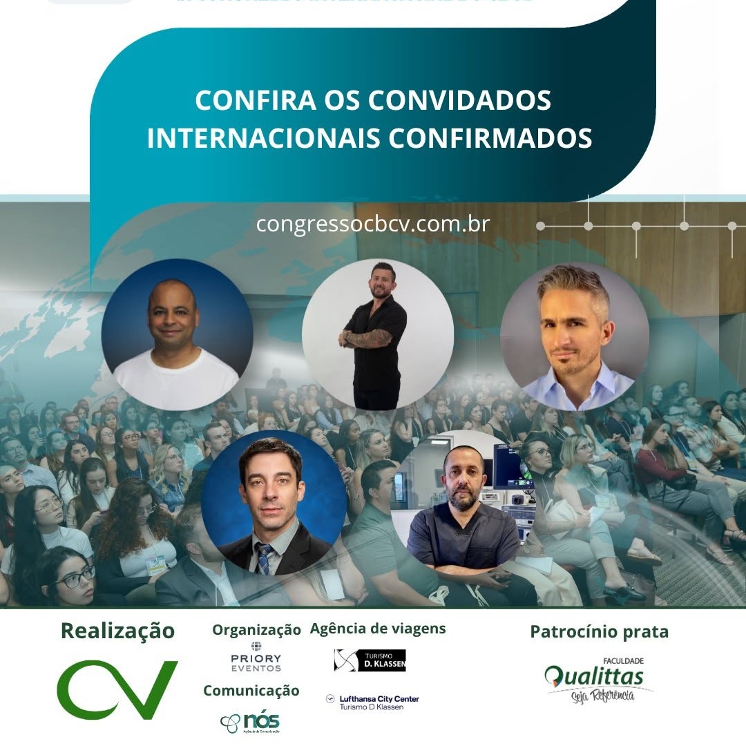 Conheça os convidados internacionais do CBCV 2026