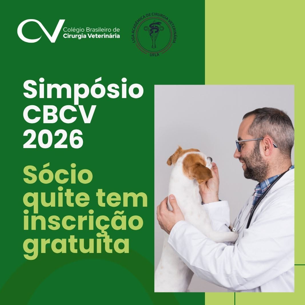 Sócio quite tem inscrição gratuita no Simpósio CBCV 2026