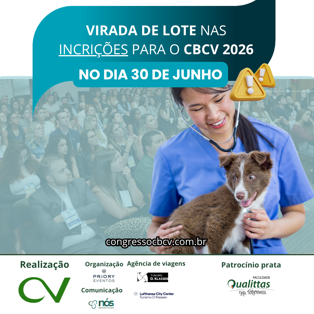 Virada de lote nas inscrições para o CBCV 2026