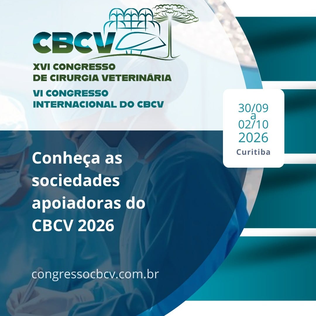 Conheça as sociedades apoiadoras do CBCV 2026